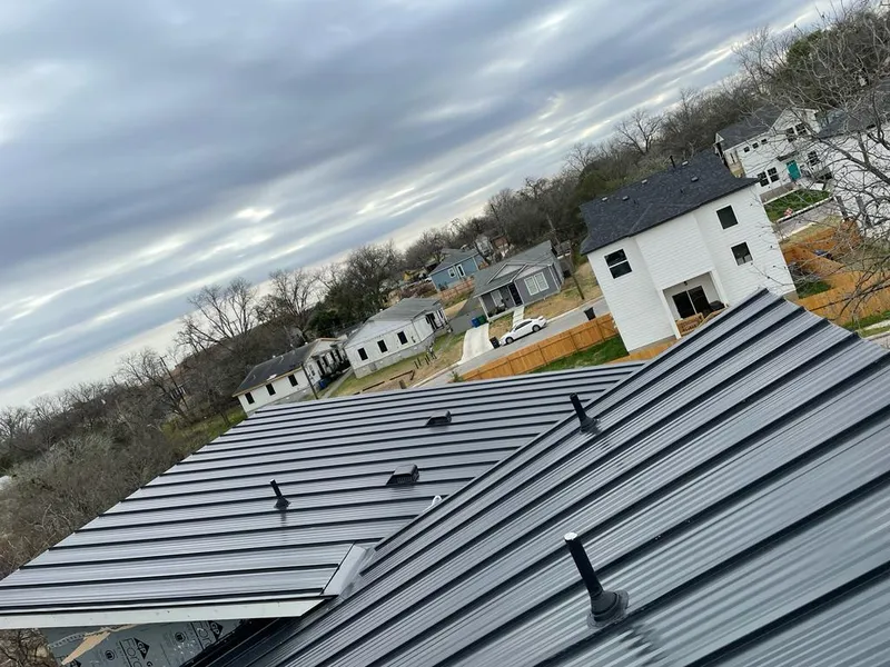 Standing seam metal roof panels with vents for Skylight Repair in Waipahu